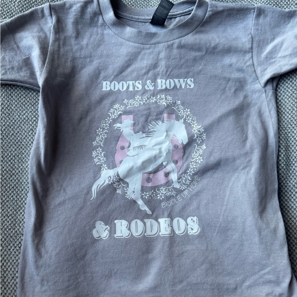 Boots & Bows Rodeo Graphic Tee Kids XS